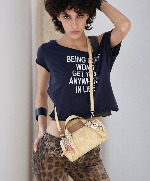 SAND MUSEUM（サンドミュージアム）の「OAK BAG MINI [Vintage Yellow]（メッセンジャーバッグ・レディース・その他・FREE）」の7枚目の写真