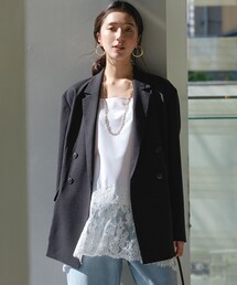 【セットアップ着用可】TENNEN TOUCH ダブルブレスト ジャケット