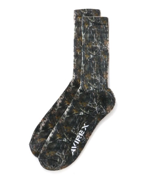 AVIREX(アヴィレックス)の「/AVIREX/Real Tree Print Socks(ソックス/靴下・メンズ・カモフラージュ・25-27)」の1枚目の写真