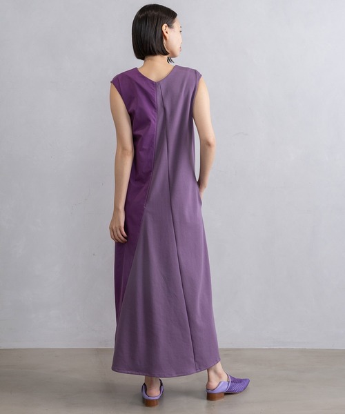 MARECHAL TERRE（マルシャルテル）の「クロスタックワンピース（ワンピース・レディース・ブラック/ライトカーキ/パープル・MEDIUM）」の15枚目の写真