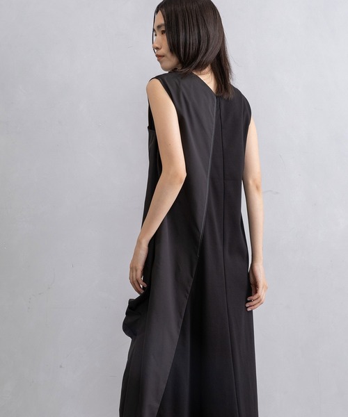 MARECHAL TERRE（マルシャルテル）の「クロスタックワンピース（ワンピース・レディース・ブラック/ライトカーキ/パープル・MEDIUM）」の11枚目の写真