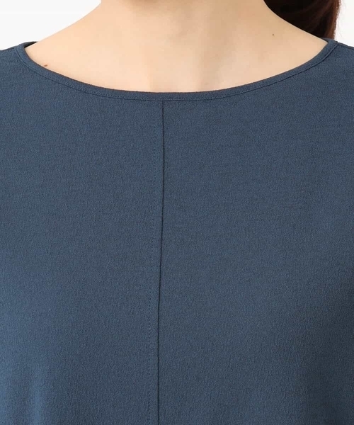 MK MICHEL KLEIN(エムケーミッシェルクラン)の「ドロストスリーブデザインカットソー/洗える(Tシャツ/カットソー・レディース・ホワイト/モスグリーン/イエロー・38)」の9枚目の写真