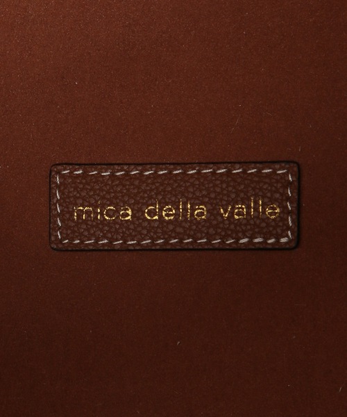 mica della valle(ミカデラヴァッレ)の「《追加》mica della valle/ミカデラヴァッレ Romana レザーメッシュバッグ(ショルダーバッグ・レディース・ホワイト/ブラウン・FREE)」の21枚目の写真