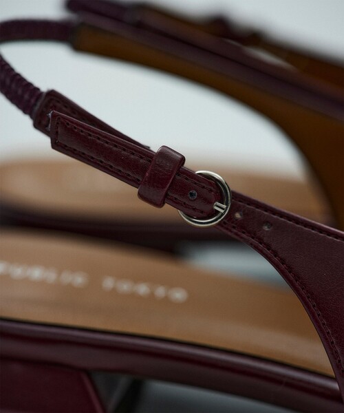 PUBLIC TOKYO（パブリックトウキョウ）の「【2026春新作】ポインテッドミュール（パンプス・レディース・ホワイト/ワイン/ブラック・1/2）」の10枚目の写真