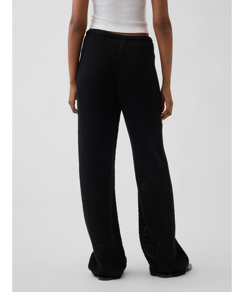 GAP(ギャップ)の「コットン100% クロシェ ニットパンツ(その他パンツ・レディース・ブラック/アイボリー・XS/S/M/L/XXS)」の11枚目の写真