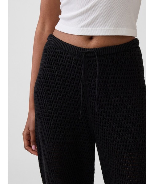 GAP(ギャップ)の「コットン100% クロシェ ニットパンツ(その他パンツ・レディース・ブラック/アイボリー・XS/S/M/L/XXS)」の17枚目の写真