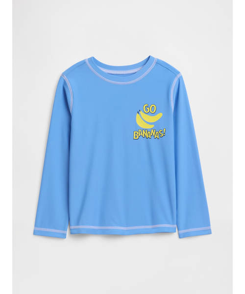 GAP(ギャップ)の「babyGap グラフィック ラッシュガード(ラッシュガード・キッズ・イエロー/ブルー・80cm/90cm/95cm/100cm/105cm/110cm/70cm)」の1枚目の写真