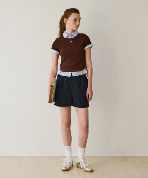 COVERNAT(カバーナット)の「ウーマンベイビーフィットリンガーティーシャツアイボリー(Tシャツ/カットソー・レディース・その他・WS/WM)」の6枚目の写真