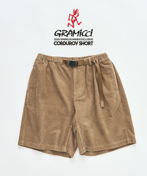 Gramicci（グラミチ）の「GRAMICCI / グラミチ 417別注 コーデュロイショートパンツ（カーゴパンツ・メンズ・ブルー/ブラック系その他/ベージュ・X-LARGE/LARGE/MEDIUM）」の2枚目の写真