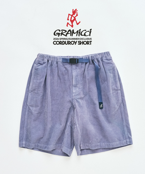 Gramicci（グラミチ）の「GRAMICCI / グラミチ 417別注 コーデュロイショートパンツ（カーゴパンツ・メンズ・ブルー/ブラック系その他/ベージュ・X-LARGE/LARGE/MEDIUM）」の3枚目の写真