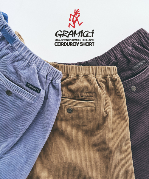 Gramicci（グラミチ）の「GRAMICCI / グラミチ 417別注 コーデュロイショートパンツ（カーゴパンツ・メンズ・ブルー/ブラック系その他/ベージュ・X-LARGE/LARGE/MEDIUM）」の5枚目の写真