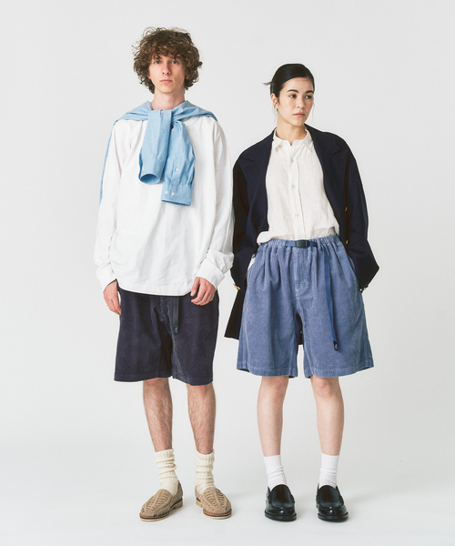 Gramicci（グラミチ）の「GRAMICCI / グラミチ 417別注 コーデュロイショートパンツ（カーゴパンツ・メンズ・ブルー/ブラック系その他/ベージュ・X-LARGE/LARGE/MEDIUM）」の6枚目の写真