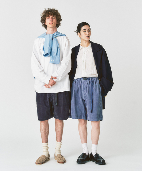 Gramicci（グラミチ）の「GRAMICCI / グラミチ 417別注 コーデュロイショートパンツ（カーゴパンツ・メンズ・ブルー/ブラック系その他/ベージュ・X-LARGE/LARGE/MEDIUM）」の9枚目の写真