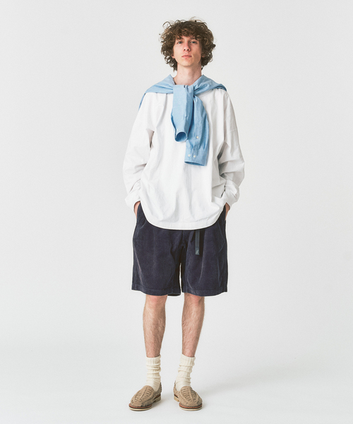 Gramicci（グラミチ）の「GRAMICCI / グラミチ 417別注 コーデュロイショートパンツ（カーゴパンツ・メンズ・ブルー/ブラック系その他/ベージュ・X-LARGE/LARGE/MEDIUM）」の13枚目の写真