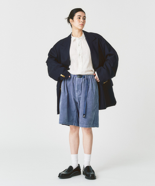 Gramicci（グラミチ）の「GRAMICCI / グラミチ 417別注 コーデュロイショートパンツ（カーゴパンツ・メンズ・ブルー/ブラック系その他/ベージュ・X-LARGE/LARGE/MEDIUM）」の14枚目の写真