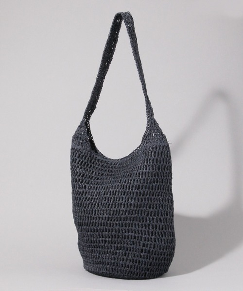 JEANASIS(ジーナシス)の「【Casselini】ペーパークロシェBAG/622324(ショルダーバッグ・レディース・ブラック系その他・FREE)」の3枚目の写真