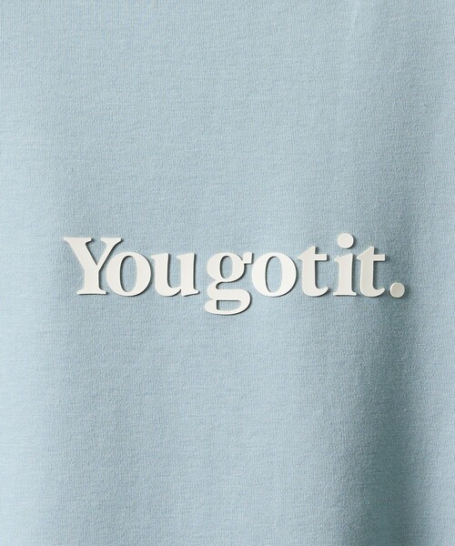 ABAHOUSE GRAY（アバハウスグレイ）の「【YOU GOT IT.】ベアポンチ ロゴ 半袖Tシャツ（Tシャツ/カットソー・メンズ・ブラック/グリーン/ホワイト/ブルー/グレイッシュベージュ・46/48）」の11枚目の写真