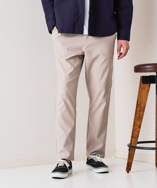 Blue Standard (ブルースタンダード)の「【BLUE STANDARD/ブルースタンダード】快適スーパーストレッチイージーパンツ ラクパン リラックスストレッチ 遮熱 UVカット 冷感 軽量 イージーケア 毛玉レス(その他パンツ・メンズ・ブラック/チャコールグレー/ベージュ/アイボリー・LARGE/MEDIUM/X-LARGE)」の2枚目の写真