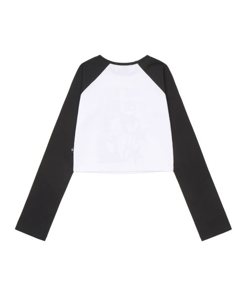 GILAARCHIVE(ギラアーカイブ)の「GRAPHIC RAGLAN LONG SLEEVE_BLACK(Tシャツ/カットソー・レディース・その他・FREE)」の5枚目の写真