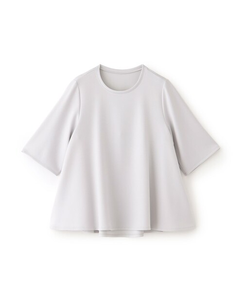 S.ESSENTIALS(エスエッセンシャルズ)の「フレアカットソー(Tシャツ/カットソー・レディース・イエロー/グレー系その他/ブラック・38)」の3枚目の写真