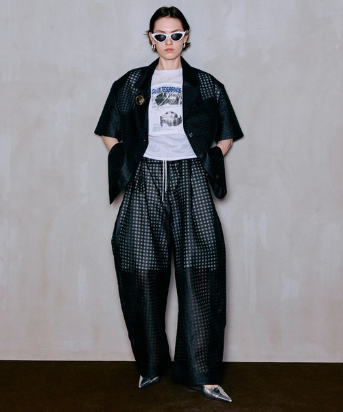 MAISON SPECIAL(メゾンスペシャル)の「QUINTESSENCE Print T-Shirt/QUINTESSENCEプリントTEE(Tシャツ/カットソー・レディース・ピンク/ホワイト/チャコールグレー・FREE)」の9枚目の写真