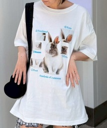 Candy Stripper | RABBIT MONITORING BIG Tシャツ(Tシャツ/カットソー)