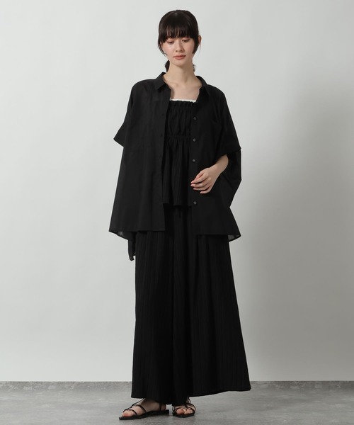 LAKOLE（ラコレ）の「楊柳キャミビスチェ / 657107（キャミソール・レディース・ブラウン/ライトグリーン/チャコール/ブラック・FREE）」の9枚目の写真