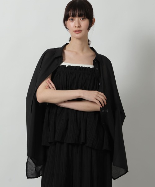 LAKOLE（ラコレ）の「楊柳キャミビスチェ / 657107（キャミソール・レディース・ブラウン/ライトグリーン/チャコール/ブラック・FREE）」の10枚目の写真