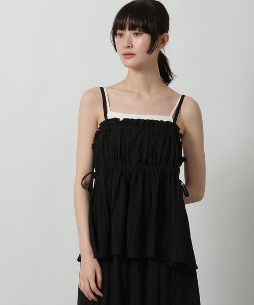 LAKOLE（ラコレ）の「楊柳キャミビスチェ / 657107（キャミソール・レディース・ブラウン/ライトグリーン/チャコール/ブラック・FREE）」の11枚目の写真