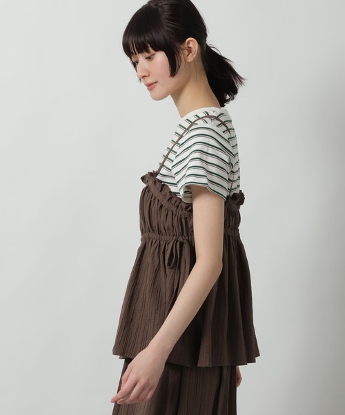 LAKOLE（ラコレ）の「楊柳キャミビスチェ / 657107（キャミソール・レディース・ブラウン/ライトグリーン/チャコール/ブラック・FREE）」の17枚目の写真