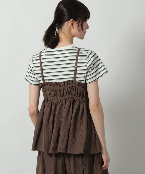 LAKOLE（ラコレ）の「楊柳キャミビスチェ / 657107（キャミソール・レディース・ブラウン/ライトグリーン/チャコール/ブラック・FREE）」の18枚目の写真