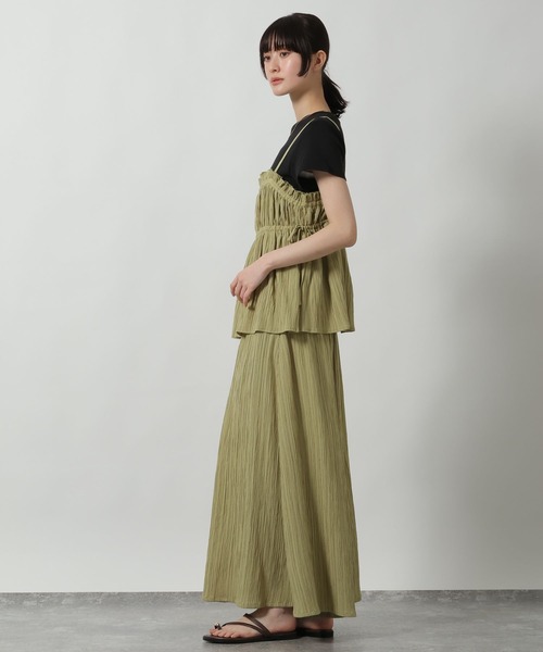 LAKOLE（ラコレ）の「楊柳キャミビスチェ / 657107（キャミソール・レディース・ブラウン/ライトグリーン/チャコール/ブラック・FREE）」の20枚目の写真