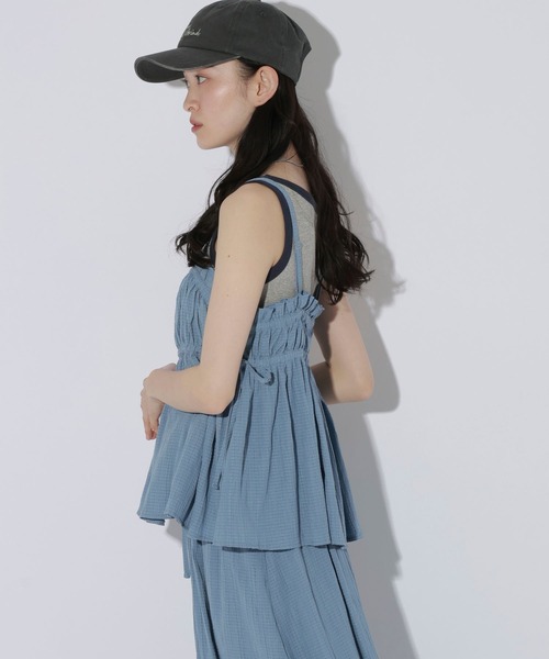 LAKOLE(ラコレ)の「楊柳キャミビスチェ / 657107(キャミソール・レディース・ブラウン/ライトグリーン/チャコール/ブラック/ブルー/その他1・FREE)」の8枚目の写真
