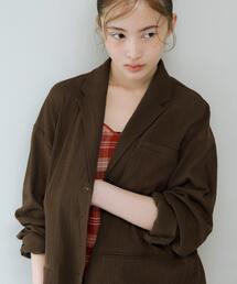 KBF（ケイビーエフ）の「シアーライトテーラードジャケット（その他アウター）」