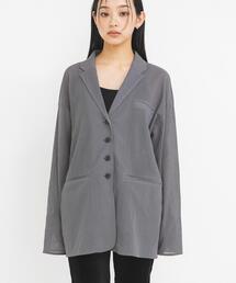 KBF（ケイビーエフ）の「シアーライトテーラードジャケット（その他アウター）」