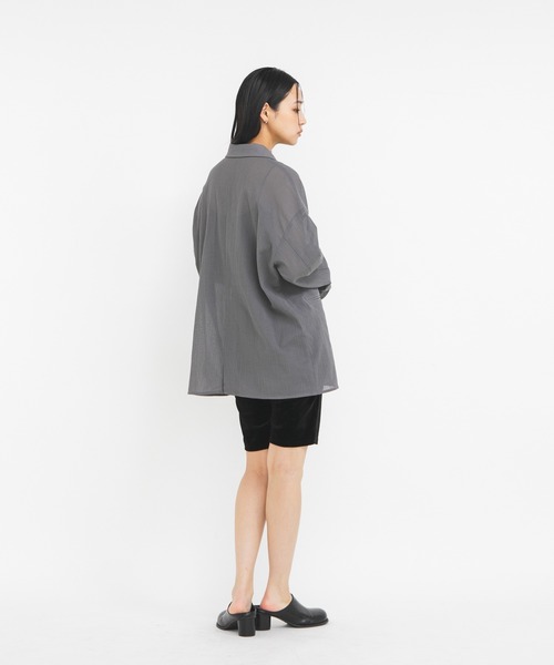 KBF（ケイビーエフ）の「シアーライトテーラードジャケット（その他アウター・レディース・ベージュ/ブラウン/グレー・ONE）」の9枚目の写真