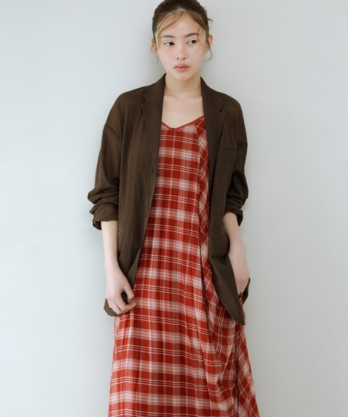 KBF（ケイビーエフ）の「シアーライトテーラードジャケット（その他アウター・レディース・ベージュ/ブラウン/グレー・ONE）」の14枚目の写真