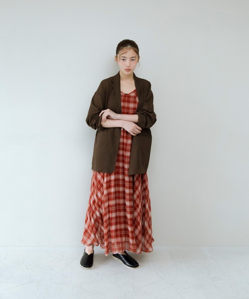 KBF（ケイビーエフ）の「シアーライトテーラードジャケット（その他アウター・レディース・ベージュ/ブラウン/グレー・ONE）」の15枚目の写真