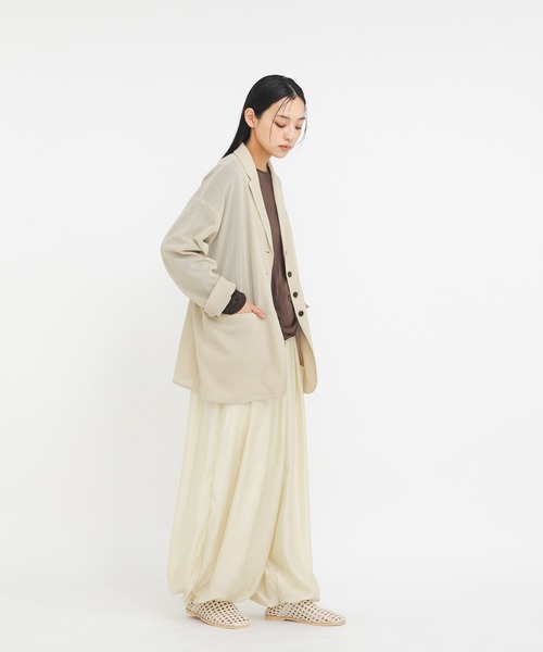 KBF（ケイビーエフ）の「シアーライトテーラードジャケット（その他アウター・レディース・ベージュ/ブラウン/グレー・ONE）」の21枚目の写真