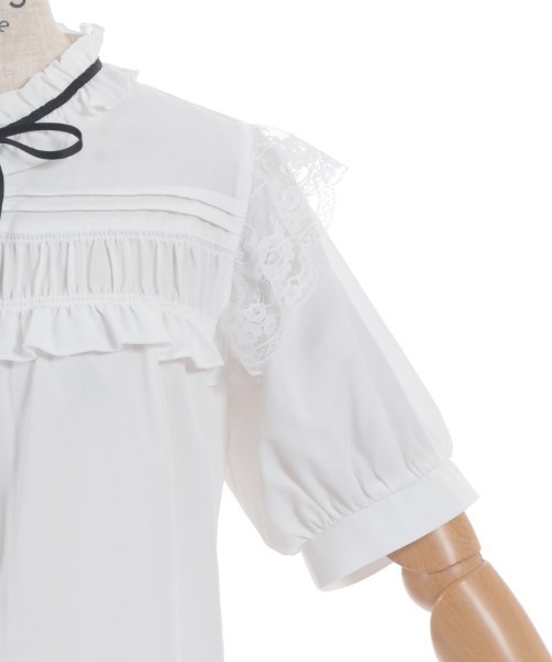 axes femme（アクシーズファム）の「フロントギャザーブラウス（シャツ/ブラウス・レディース・ホワイト/イエロー/ネイビー・FREE）」の16枚目の写真