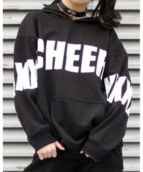 CHEER(チアー)の「ビッグシルエットスウェットパーカー(スウェット・レディース・ブラック/ホワイト・M/S/L)」の9枚目の写真