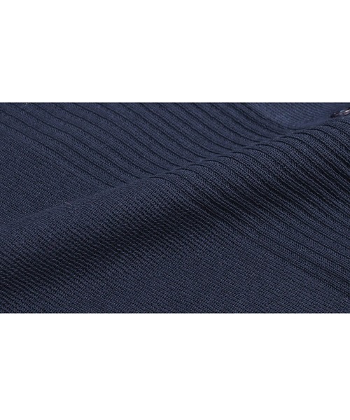 RUIRUE BOUTIQUE(ルイルエブティック)の「洗える/ストレッチ | 衿つき パフスリーブ ニット カーデ | カーディガン・ニットカーディガン・トップス・ニットトップス・サマーニット・シアートップス(カーディガン/ボレロ・レディース・ブラック×ホワイト/ホワイト/ネイビー/ネイビー×ホワイト・M/L)」の20枚目の写真