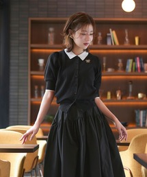 【タグ付き】bansan パフスリーブ　トップス　ブラック パフスリーブ」に該当するトップス（ブラック/黒色系）ファッション