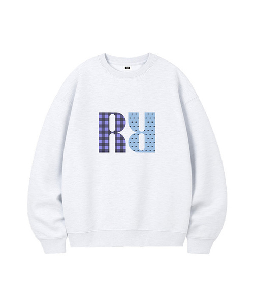 RANDOMOFF(ランダムオフ)の「R:SIGNET MIX OVER FIT SWEATSHIRT (4color)(スウェット・レディース・ライトグレー/ブラック/ネイビー/グレー・MEDIUM/LARGE/X-LARGE)」の2枚目の写真