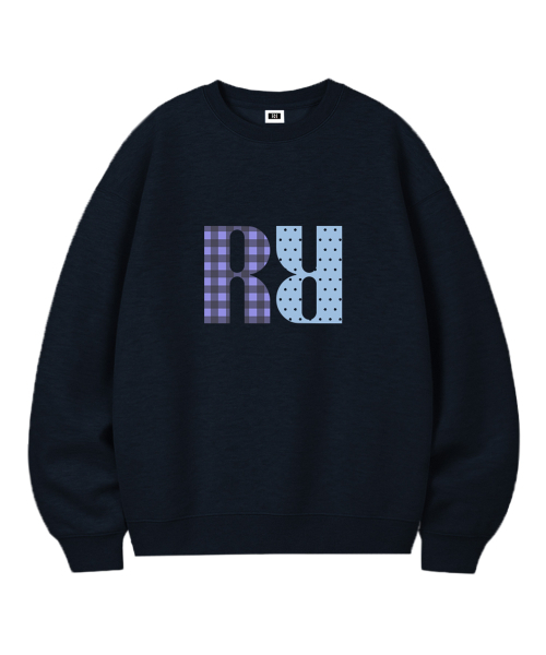RANDOMOFF(ランダムオフ)の「R:SIGNET MIX OVER FIT SWEATSHIRT (4color)(スウェット・レディース・ライトグレー/ブラック/ネイビー/グレー・MEDIUM/LARGE/X-LARGE)」の5枚目の写真