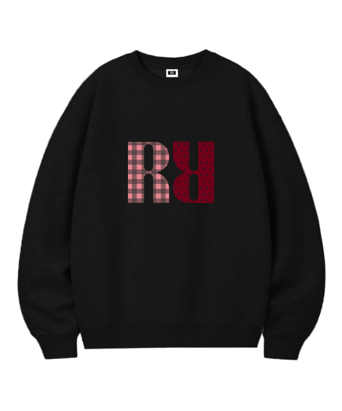 RANDOMOFF(ランダムオフ)の「R:SIGNET MIX OVER FIT SWEATSHIRT (4color)(スウェット・レディース・ライトグレー/ブラック/ネイビー/グレー・MEDIUM/LARGE/X-LARGE)」の6枚目の写真