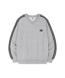 RANDOMOFF（ランダムオフ）の「ROF ESSENTIAL SPORTY TRACK V-NECK OVER FIT SWEATSHIRT (4color)（スウェット）」