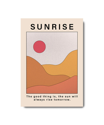 KONGJUDESIGNS（コンジュデザインズ）の「サンライズポスターA4（ポスター/アート）」