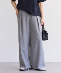 PUAL CE CIN | 接触冷感ストレートシルエットスラックスパンツ(スラックス)