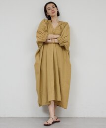 Dhritie（ドゥリティエ）の「【Dhritië】スキッパーギャザーロングワンピース（ワンピース）」